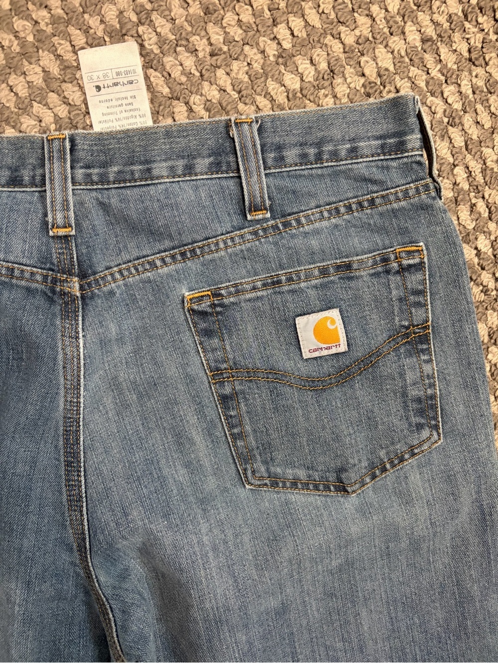 carhartt jeans 101483-980 holster relaxed fit 38x30 - Picture 3 of 11